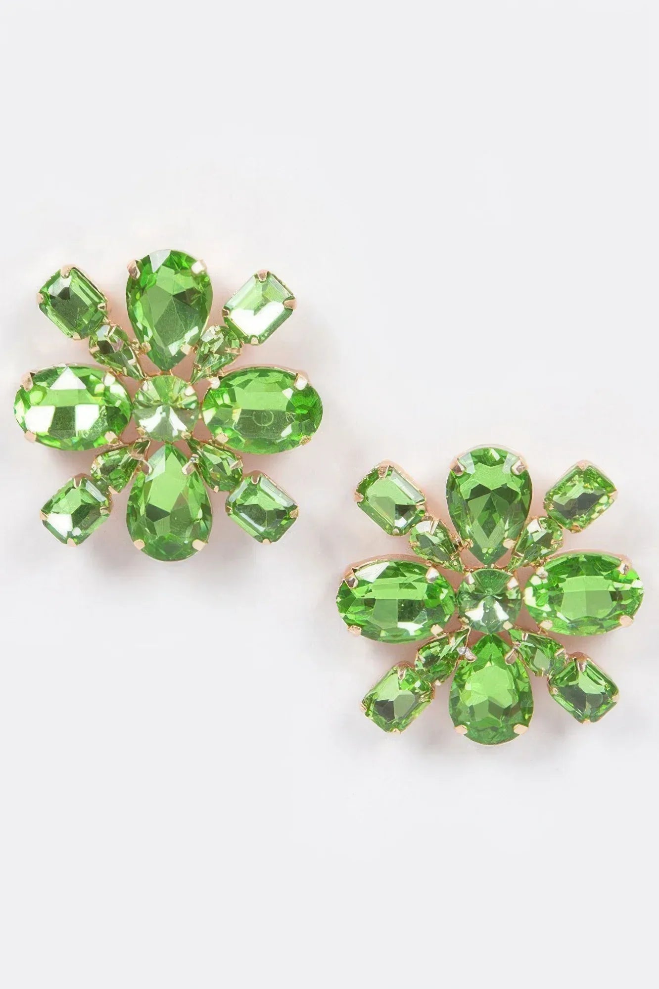 Bejeweled Flower Stud Earrings | Mixtshop LLC
