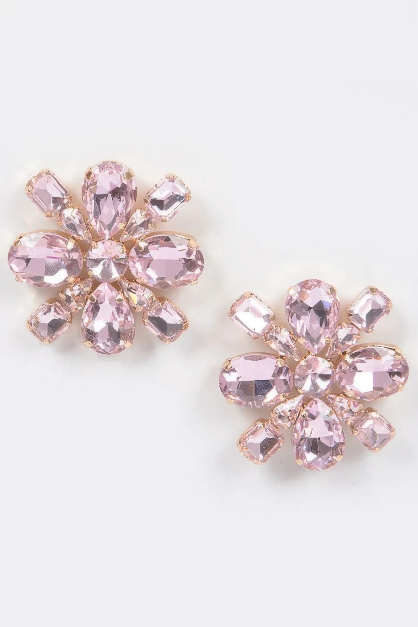 Bejeweled Flower Stud Earrings | Mixtshop LLC