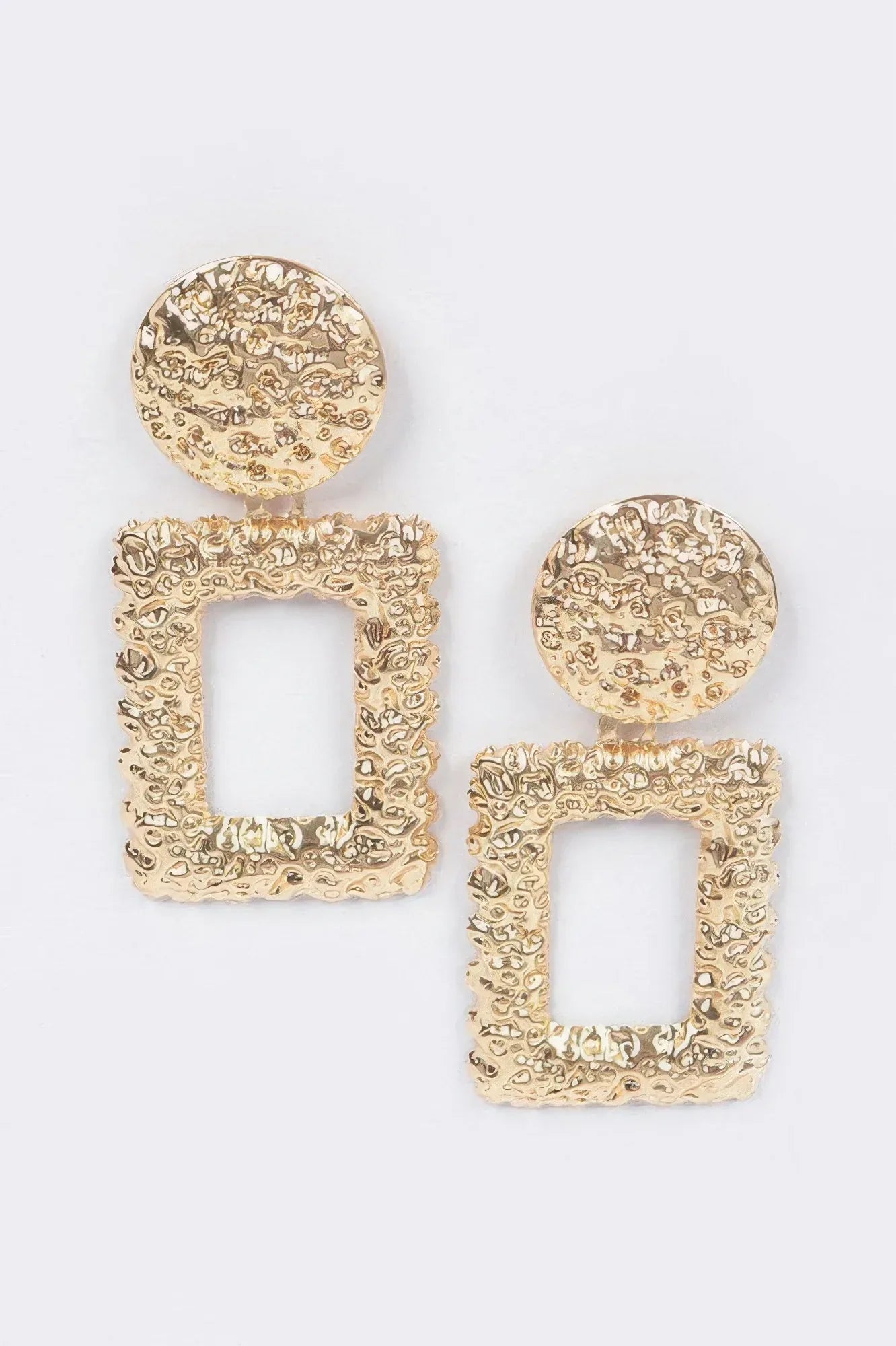 Hammered Multi Metal Earring | Mixtshop LLC