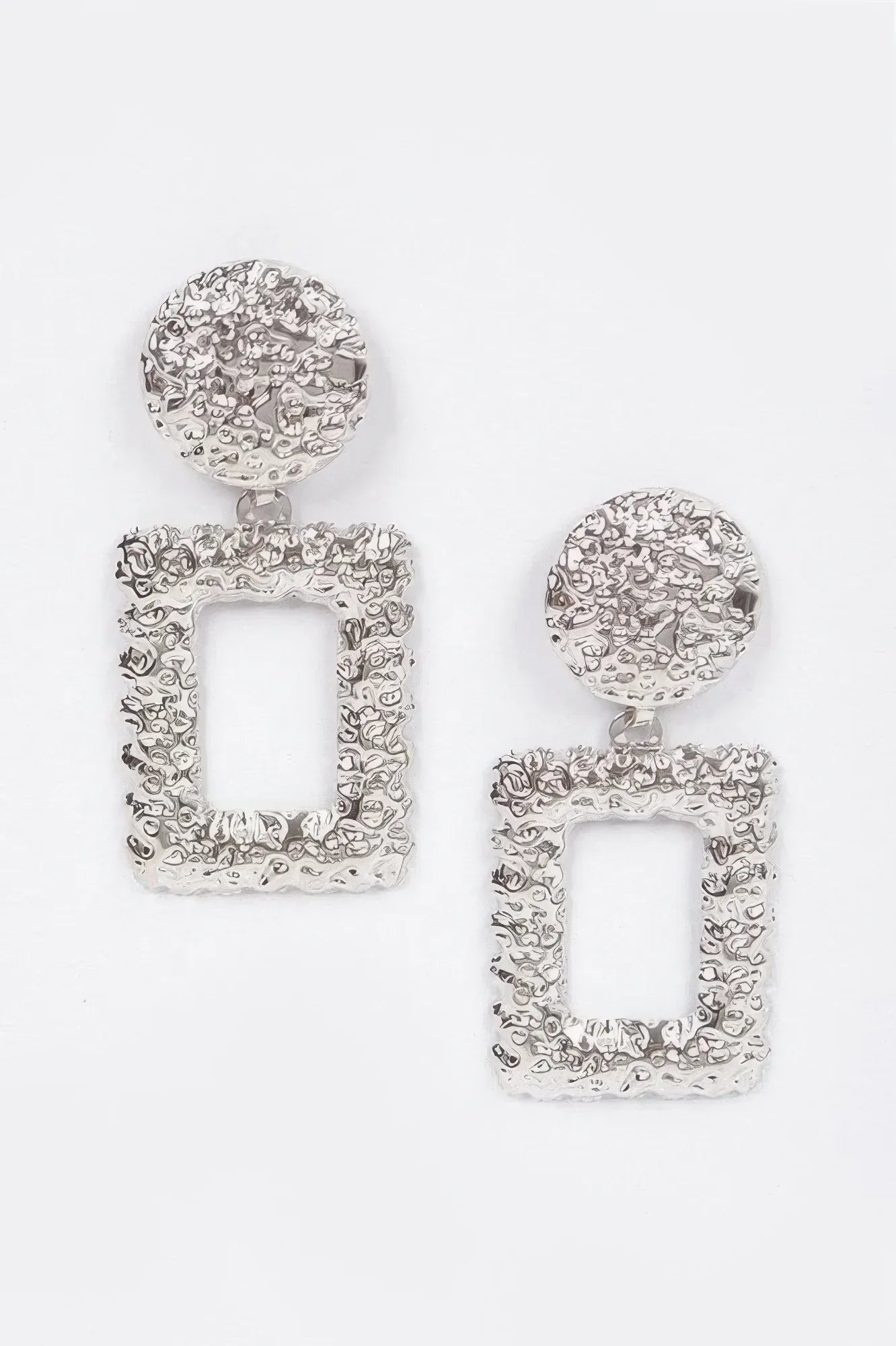 Hammered Multi Metal Earring | Mixtshop LLC