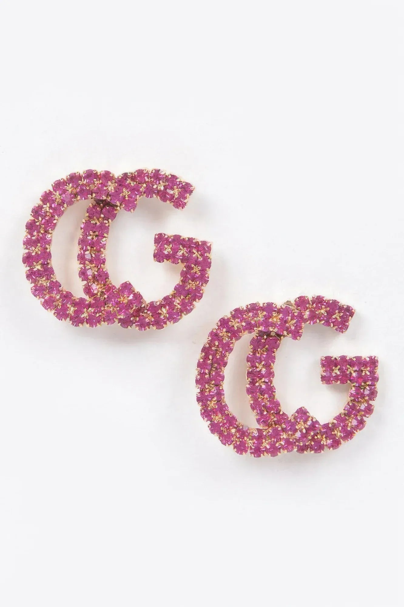Cg Rhinestone Button Earring Secondary image
