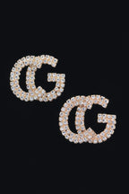 Cg Rhinestone Button Earring | Mixtshop LLC