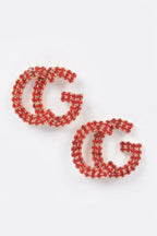 Cg Rhinestone Button Earring | Mixtshop LLC