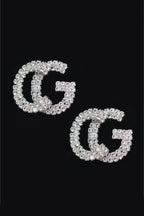 Cg Rhinestone Button Earring | Mixtshop LLC