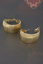Wide Metal Hoop Earrings | Mixtshop LLC