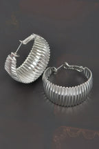 Wide Metal Hoop Earrings | Mixtshop LLC