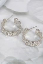 Chain Hoop Earrings | Mixtshop LLC