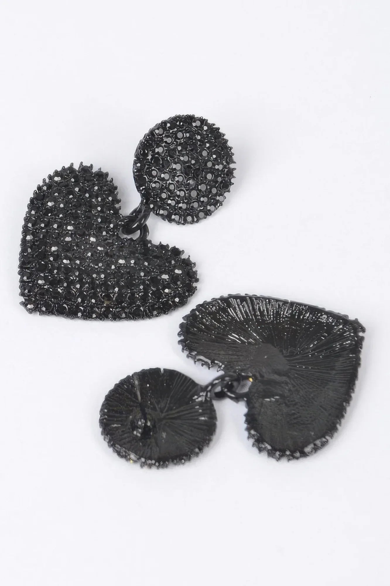 Heart Rhinestone Earrings | Mixtshop LLC