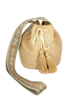 Solid Bucket Bag With Aztec Strap | Mixtshop LLC