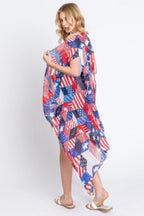 American Flag Multi Pattern Vest | Mixtshop LLC