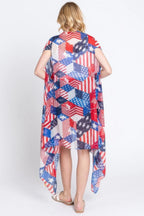 American Flag Multi Pattern Vest | Mixtshop LLC