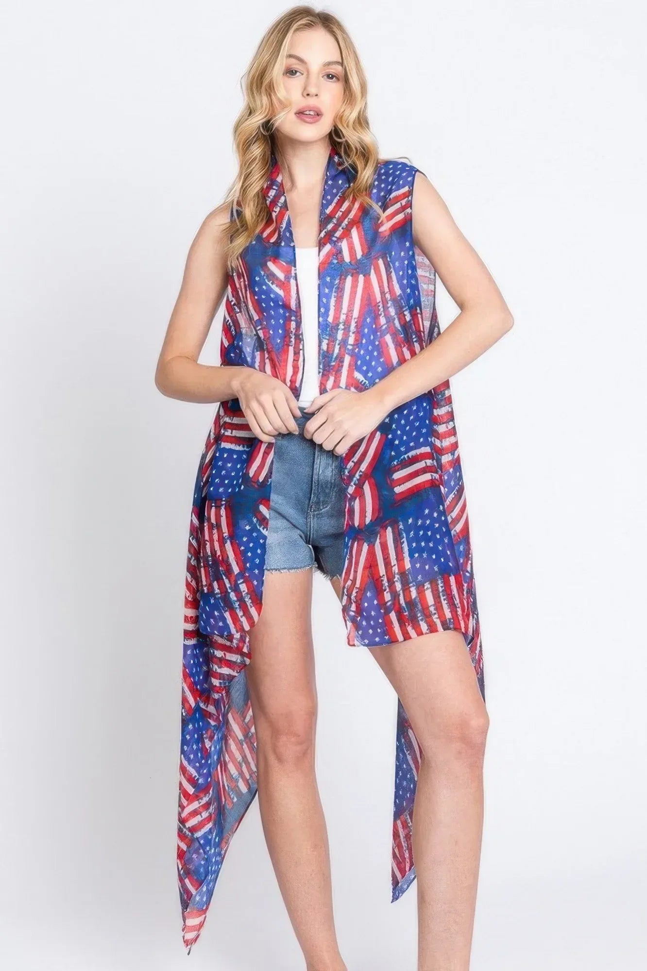 American Flag Vest | Mixtshop LLC Main image