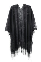 Floral Lace Kimono With Tassel | Mixtshop LLC