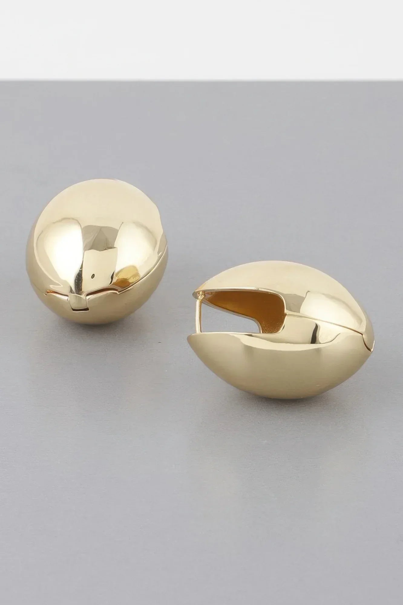Empty Shell Clasp Earrings | Mixtshop LLC