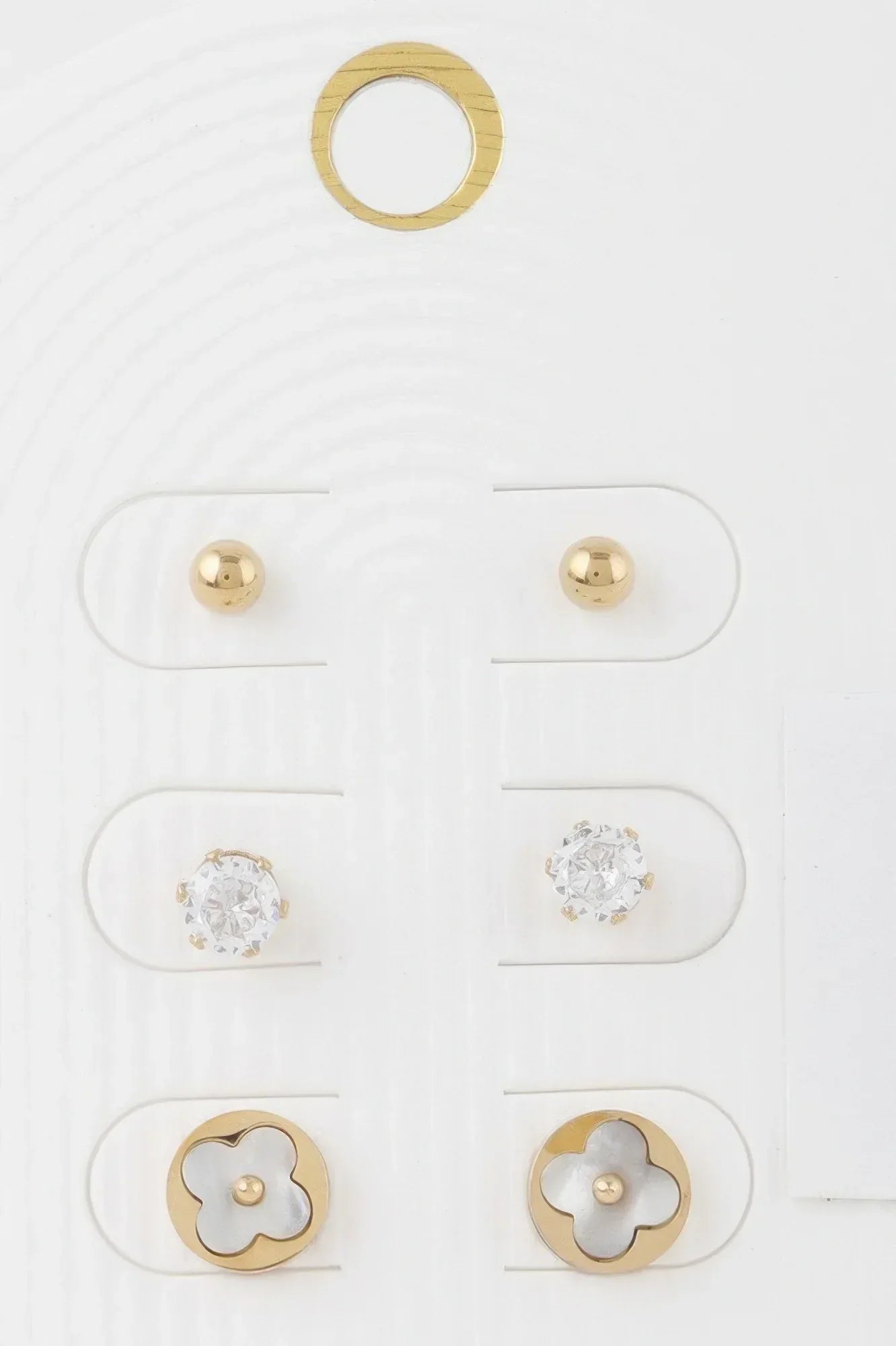 Multi Jewel Stud Earrings Set | Mixtshop LLC