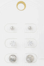 Multi Jewel Stud Earrings Set | Mixtshop LLC