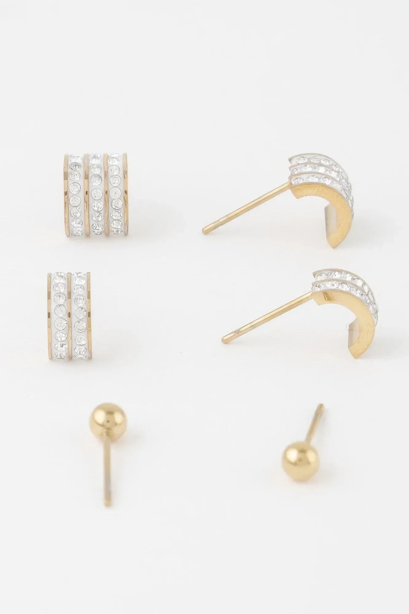 Multi Rhinestone Earrings Set | Mixtshop LLC