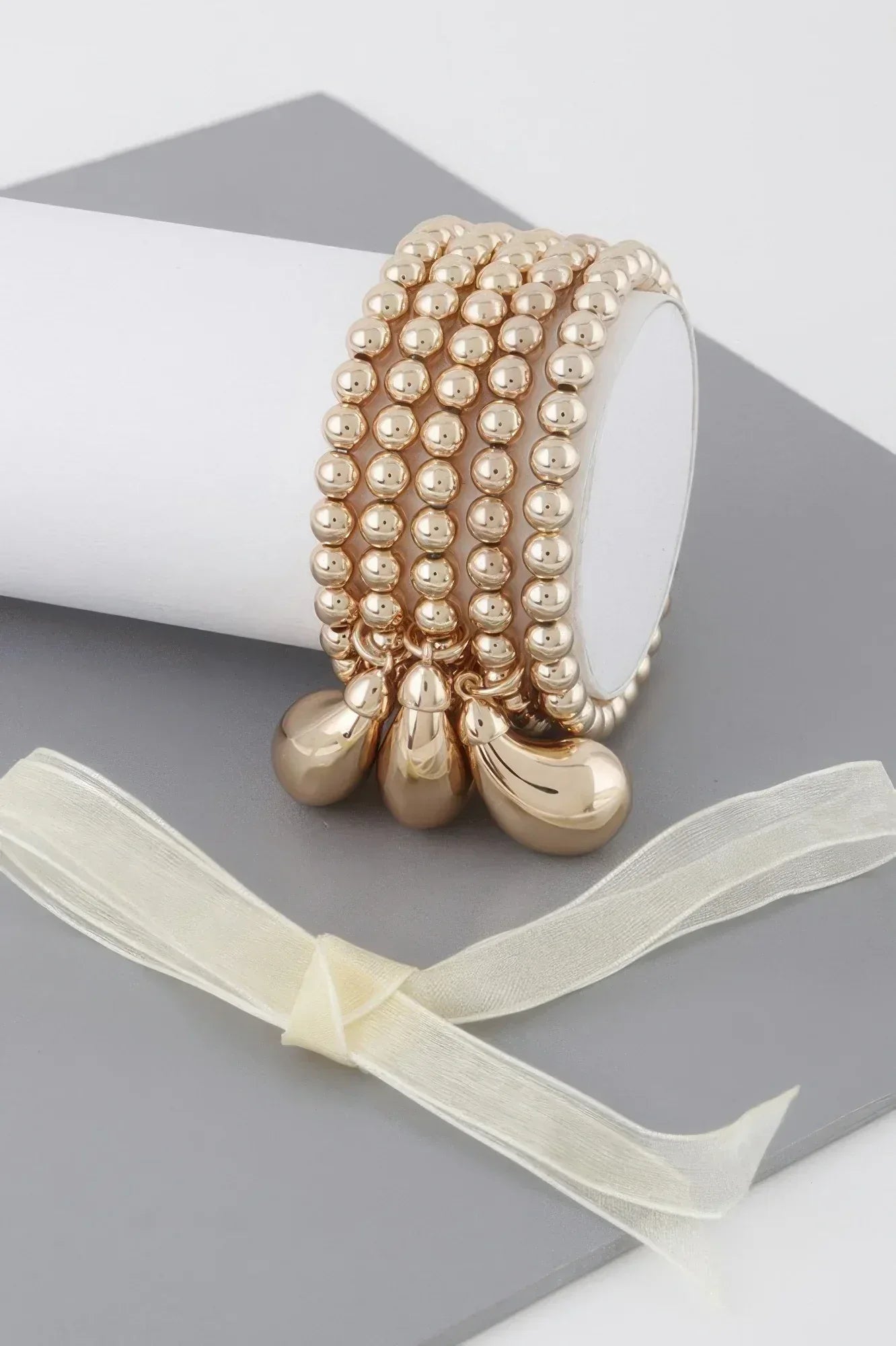 Beaded Triple Teardrop Bracelet | Mixtshop LLC