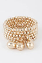 Beaded Triple Teardrop Bracelet | Mixtshop LLC