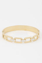 Ribbed Chain Clasp Bracelet | Mixtshop LLC