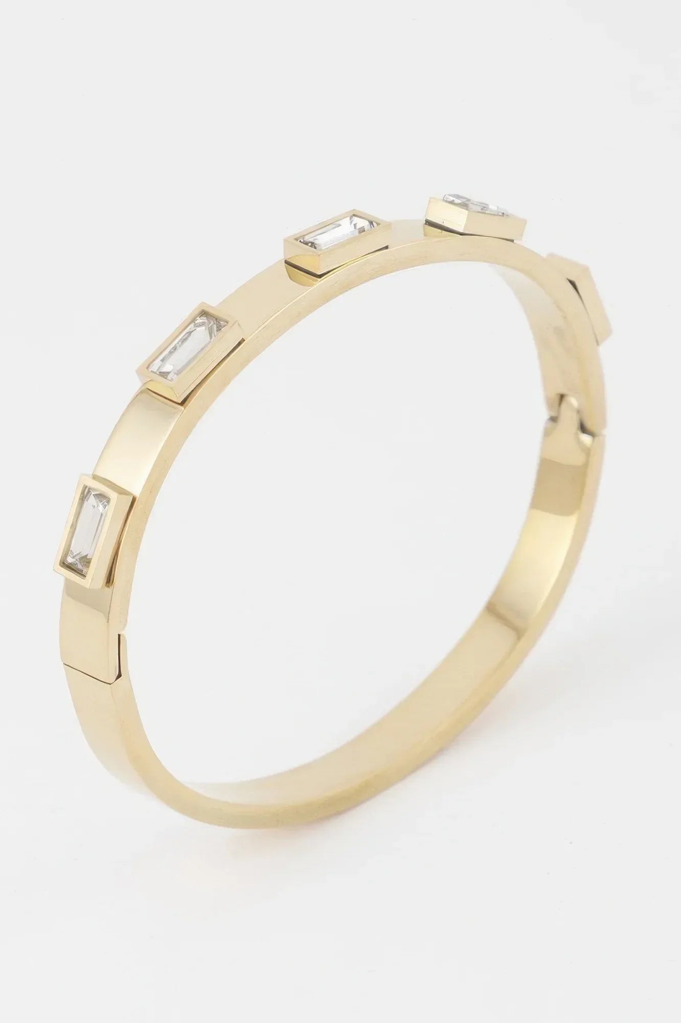 Multi Crystal Clasp Bracelet | Mixtshop LLC Main image