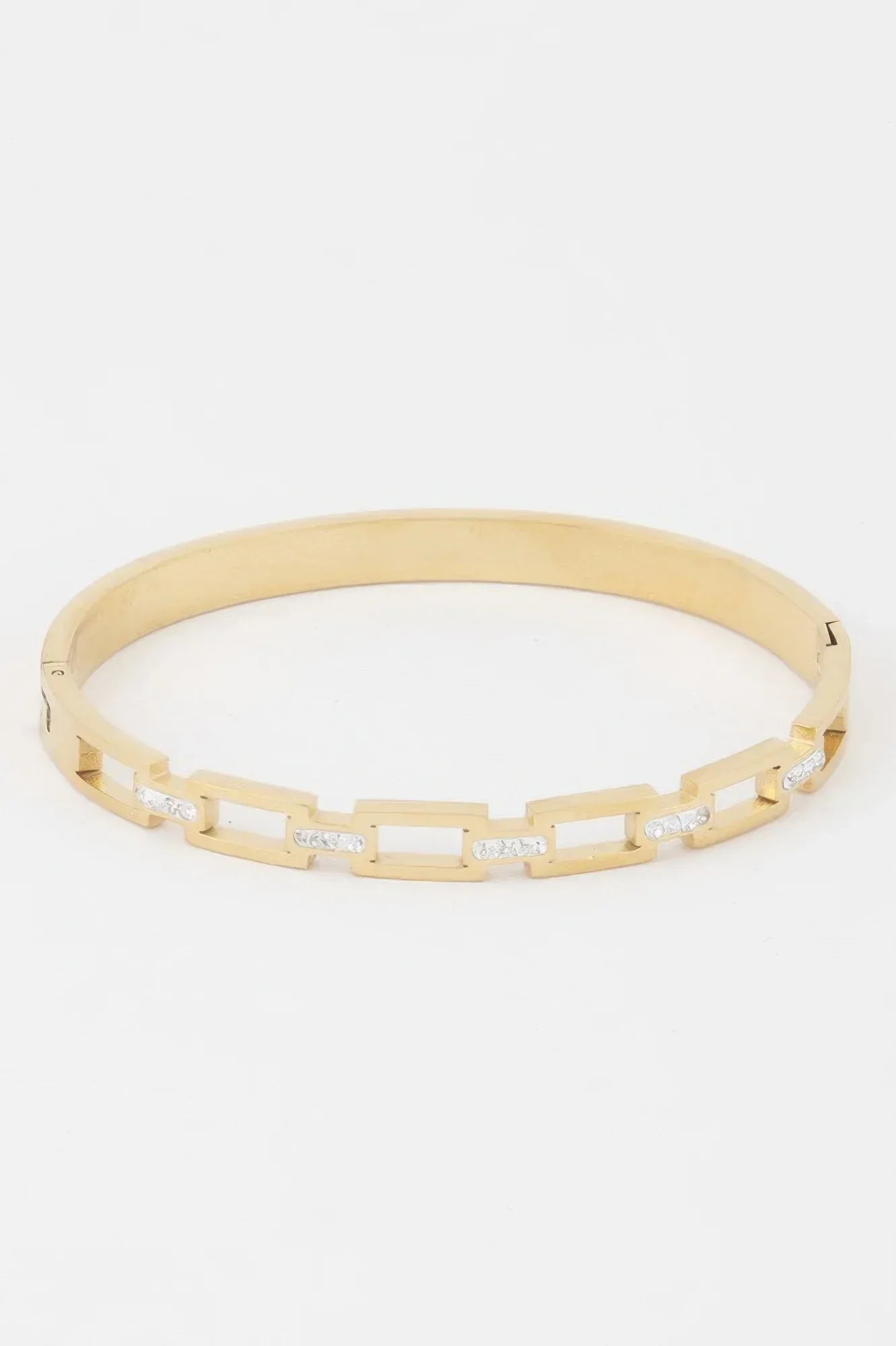 Jeweled Chain Clasp Bracelet | Mixtshop LLC