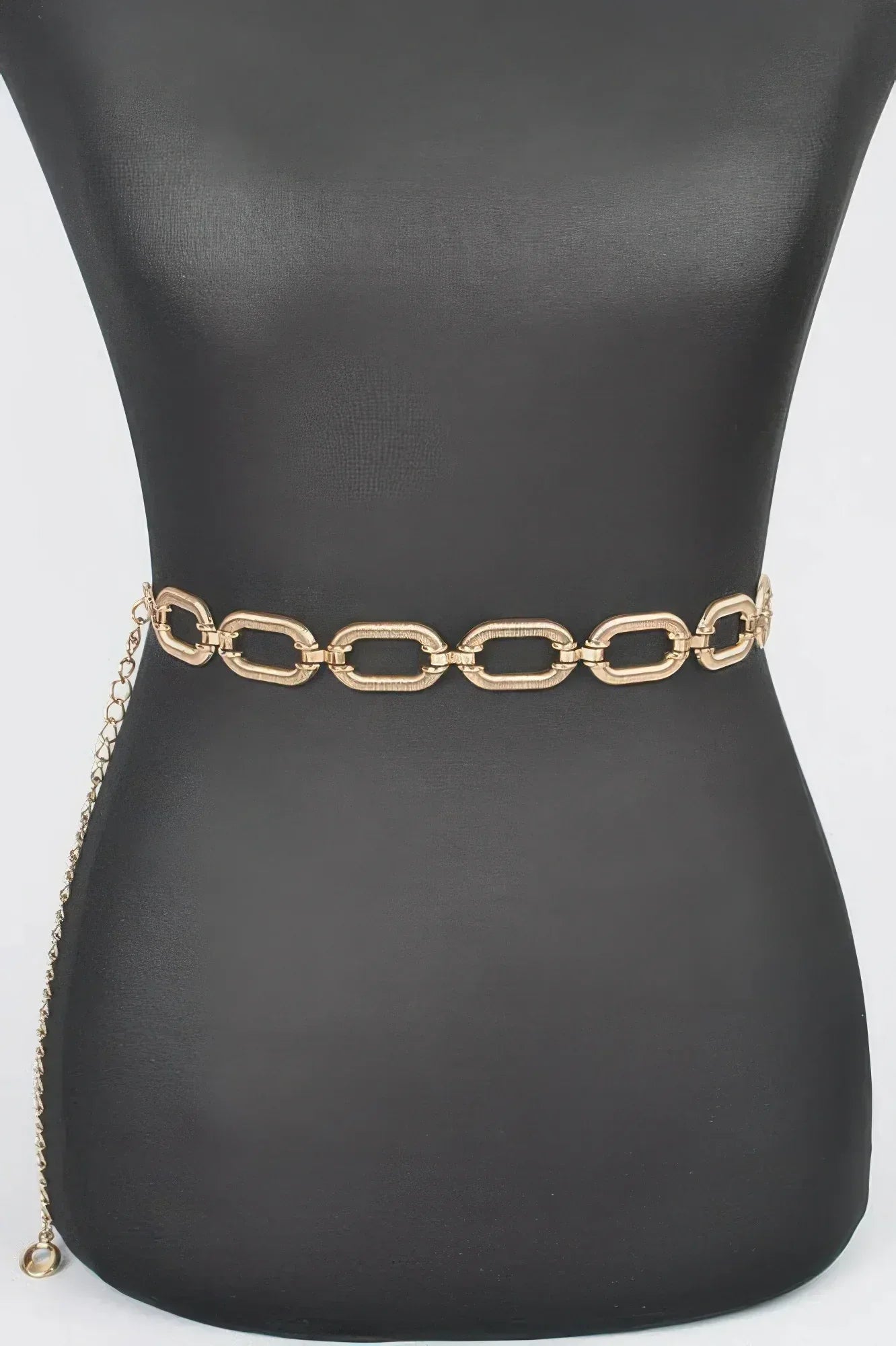 Oval Metal Plus Size Chain Belt | Mixtshop LLC
