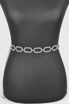 Oval Metal Plus Size Chain Belt | Mixtshop LLC