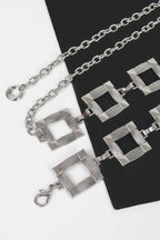 Square Metal Plus Size Chain Belt | Mixtshop LLC