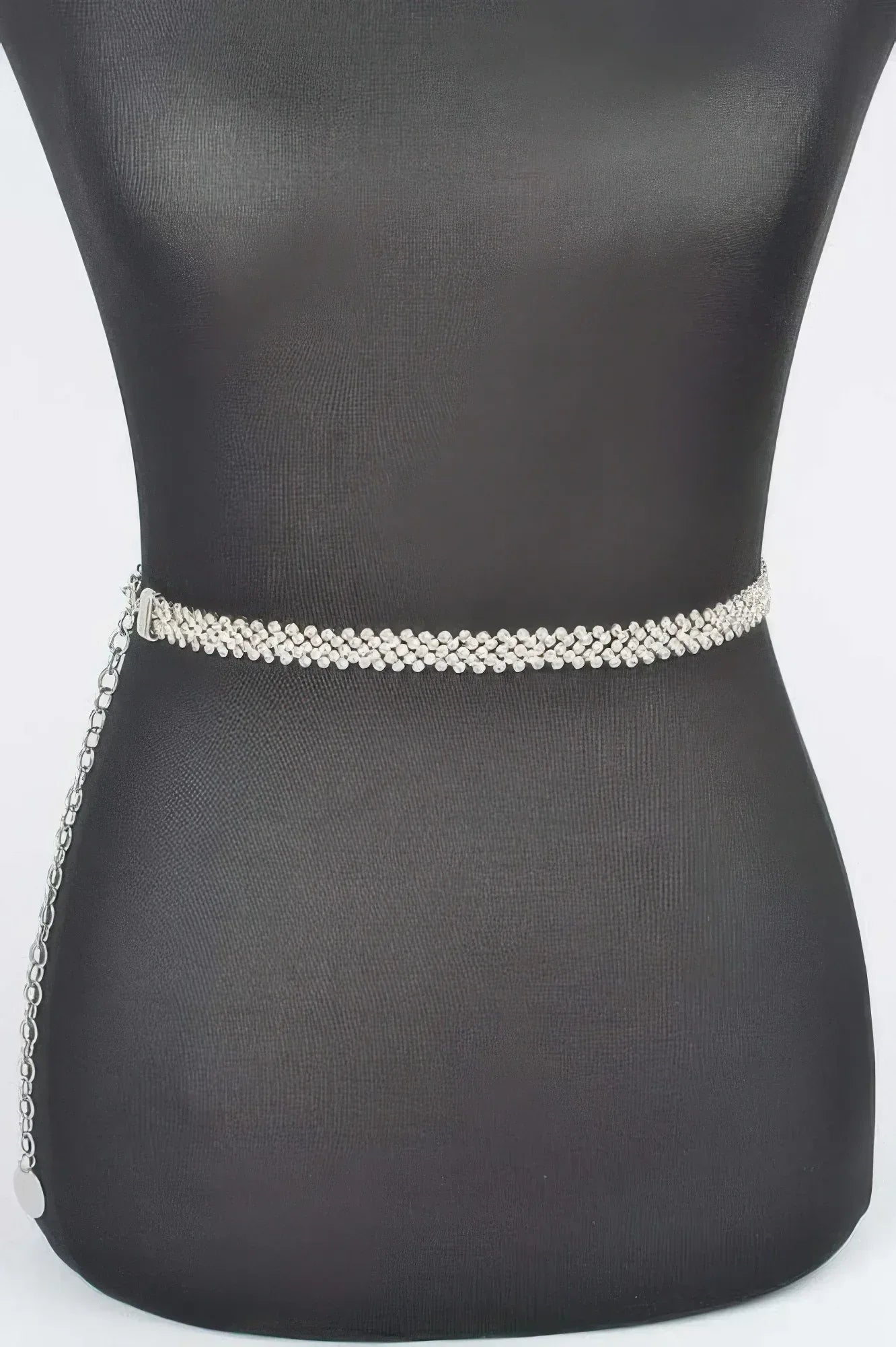 Rhinestone Plus Size Chain Belt | Mixtshop LLC Main image