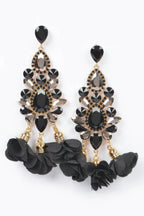 Multi Rhinestone Flower Party Earring | Mixtshop LLC