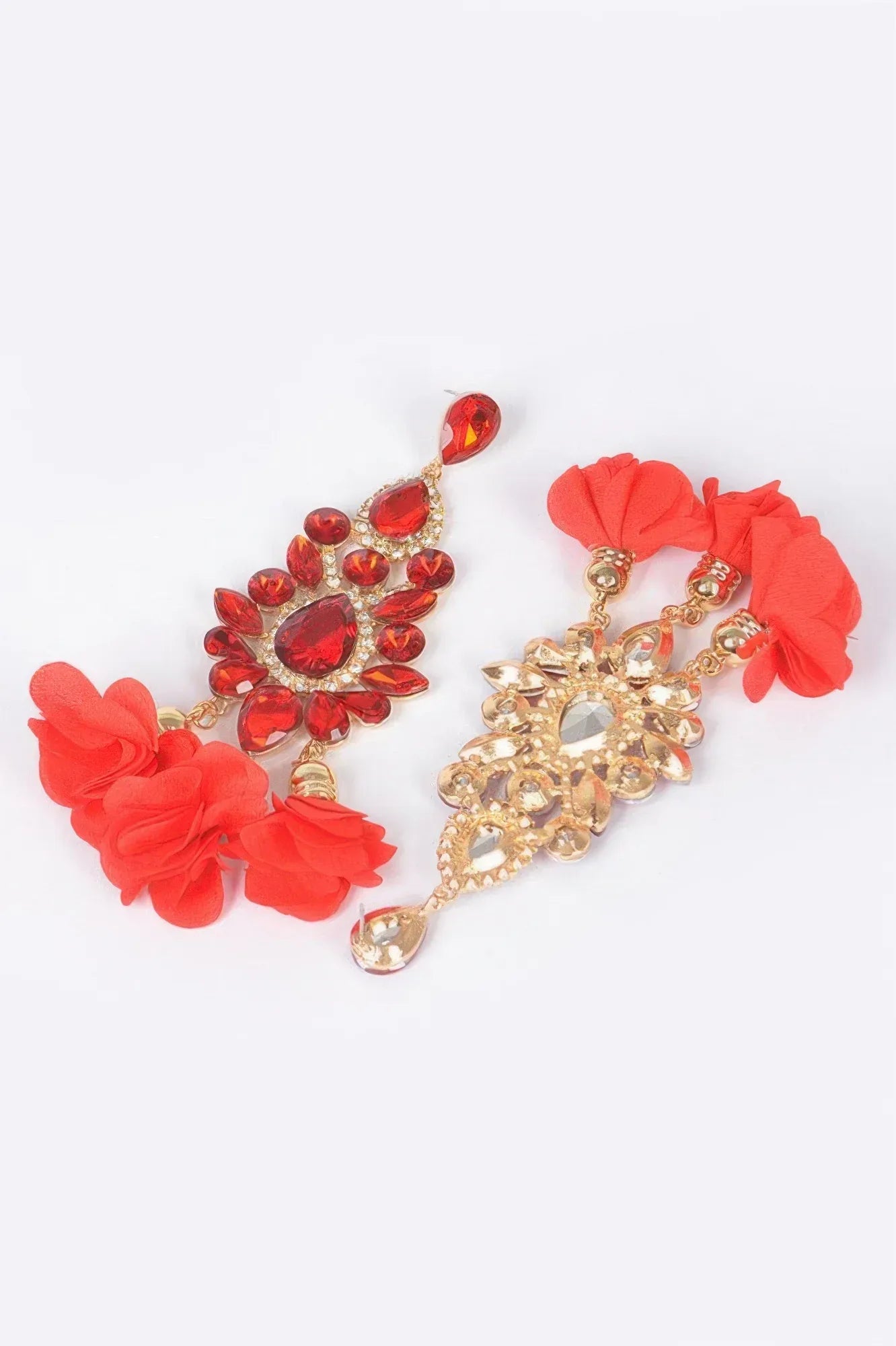 Multi Rhinestone Flower Party Earring | Mixtshop LLC
