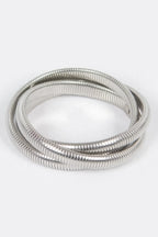 Aluminum Triple Stretch Chain Bracelet | Mixtshop LLC