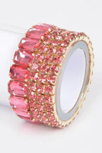 Multi Acrylic Stone Stretch Bracelet | Mixtshop LLC