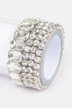 Multi Acrylic Stone Stretch Bracelet | Mixtshop LLC