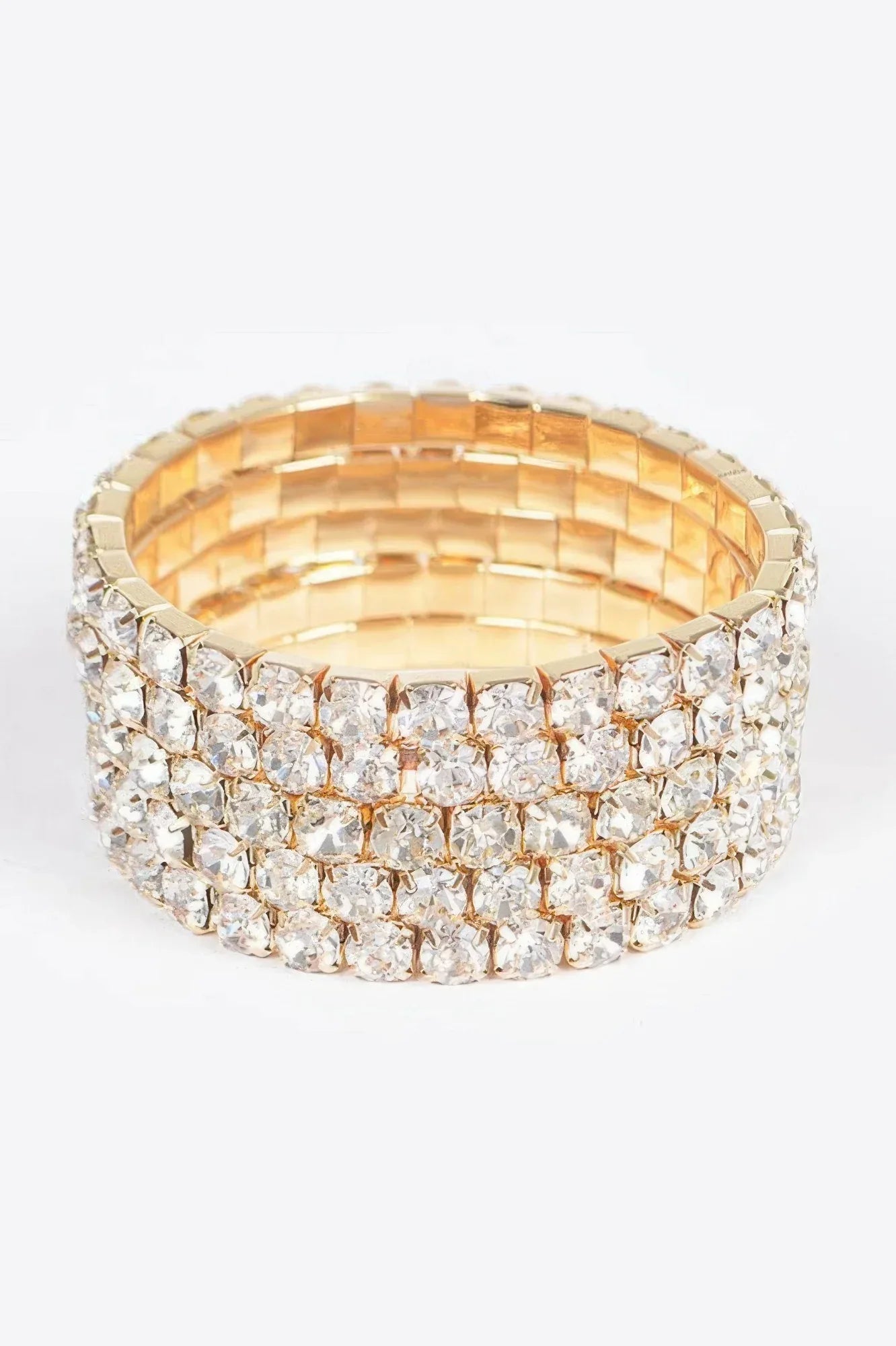 Multi Rhinestone Stretch Bracelet | Mixtshop LLC