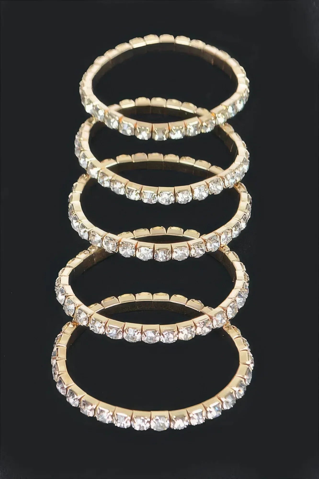 Multi Rhinestone Stretch Bracelet | Mixtshop LLC