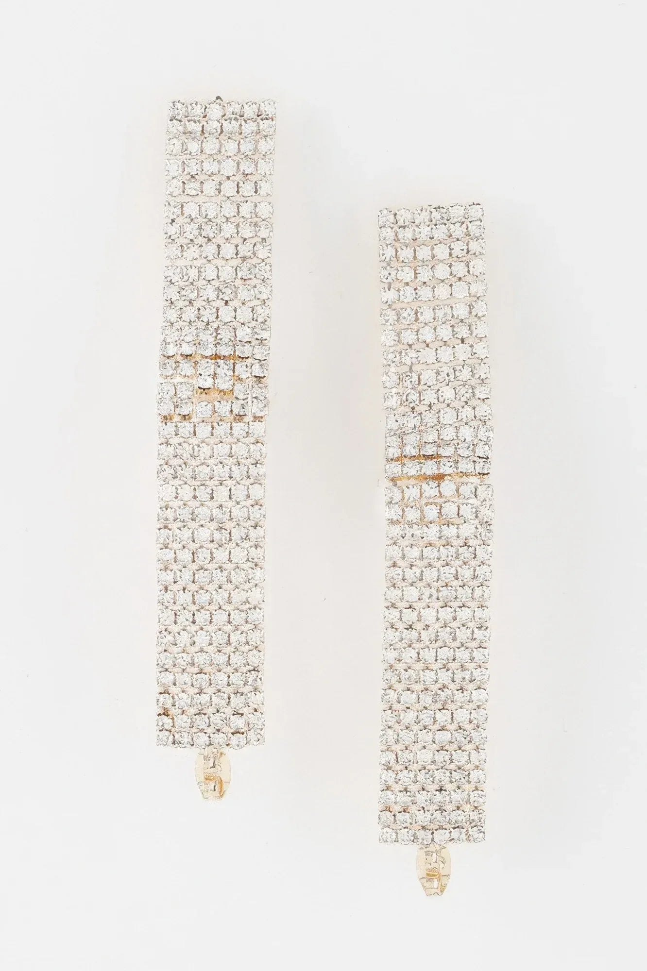 Rhinestone Pearl Wrap Earrings | Mixtshop LLC Main image