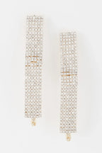 Rhinestone Pearl Wrap Earrings | Mixtshop LLC