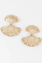 Double Pearl Clam Earrings | Mixtshop LLC