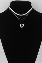Multi Open Heart Necklace | Mixtshop LLC