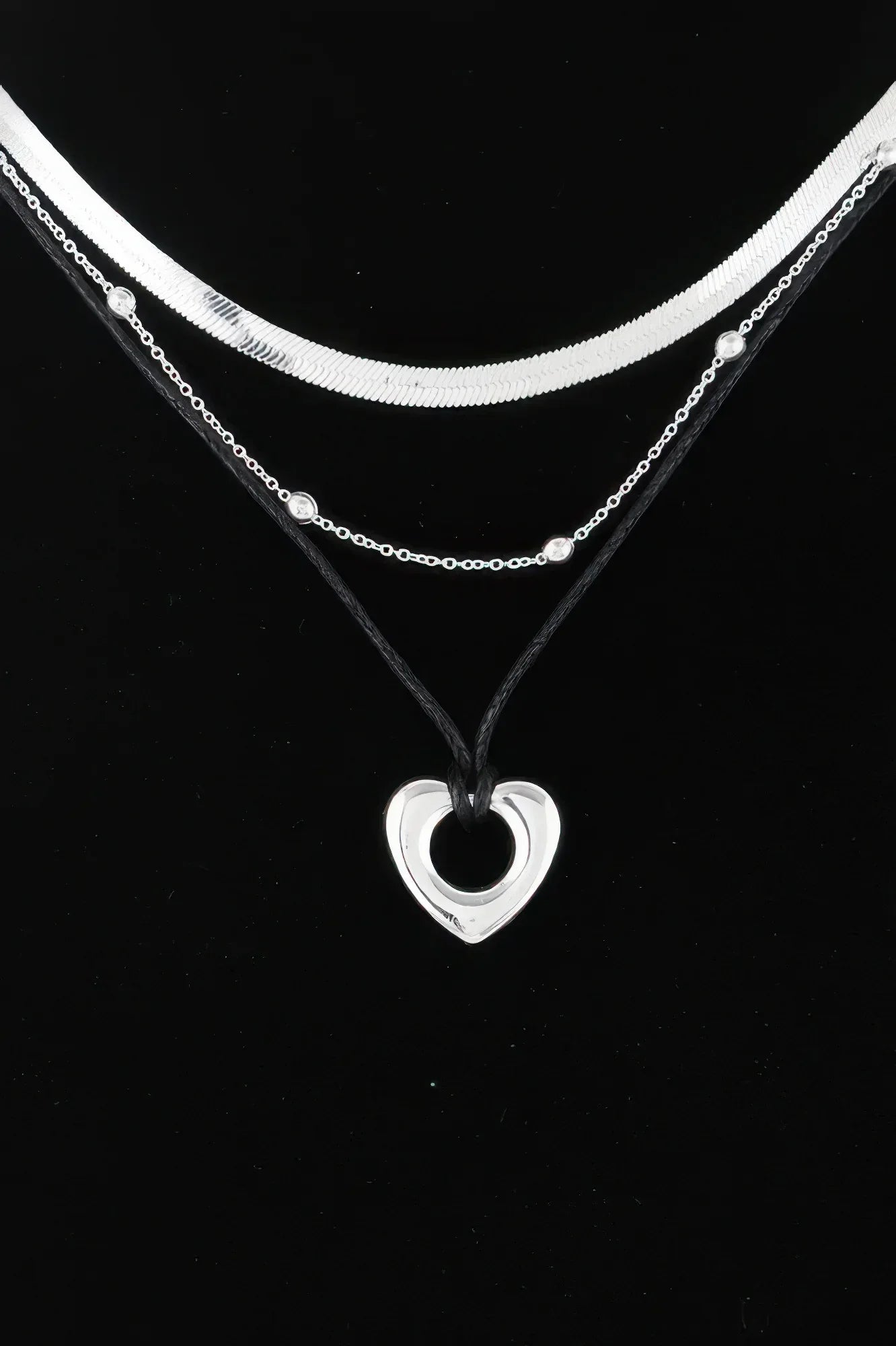 Multi Open Heart Necklace | Mixtshop LLC