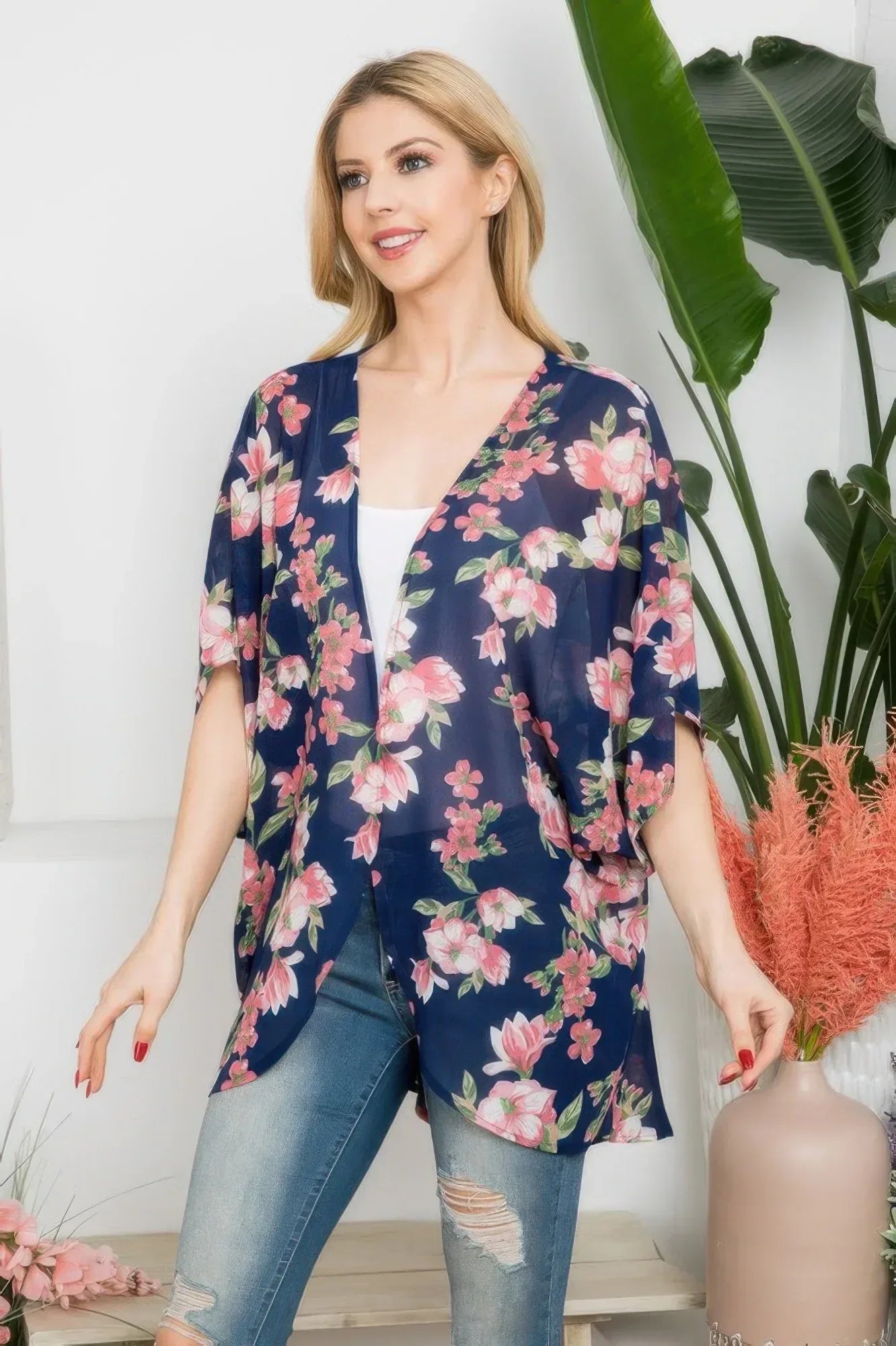 Flower Print Kimono | Mixtshop LLC