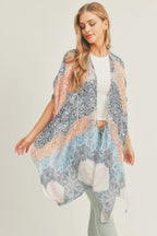 Allover Mixed Print Kimono | Mixtshop LLC