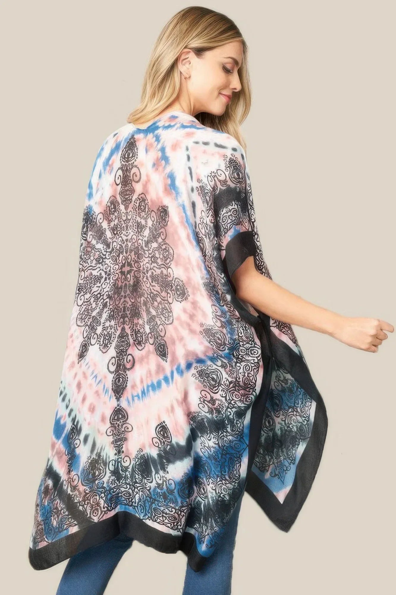 Tie Dye Boho Kimono | Mixtshop LLC