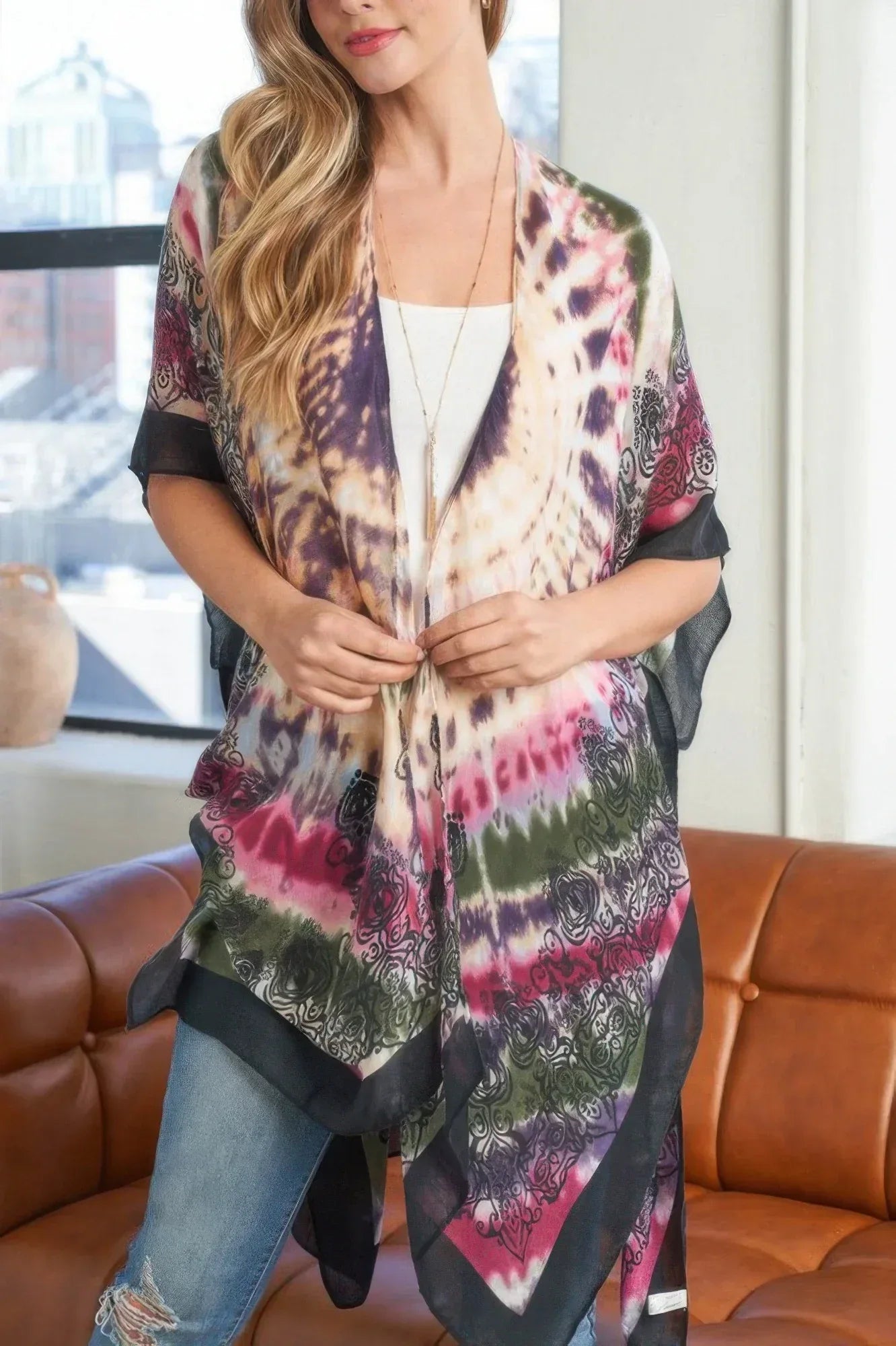 Tie Dye Boho Kimono | Mixtshop LLC