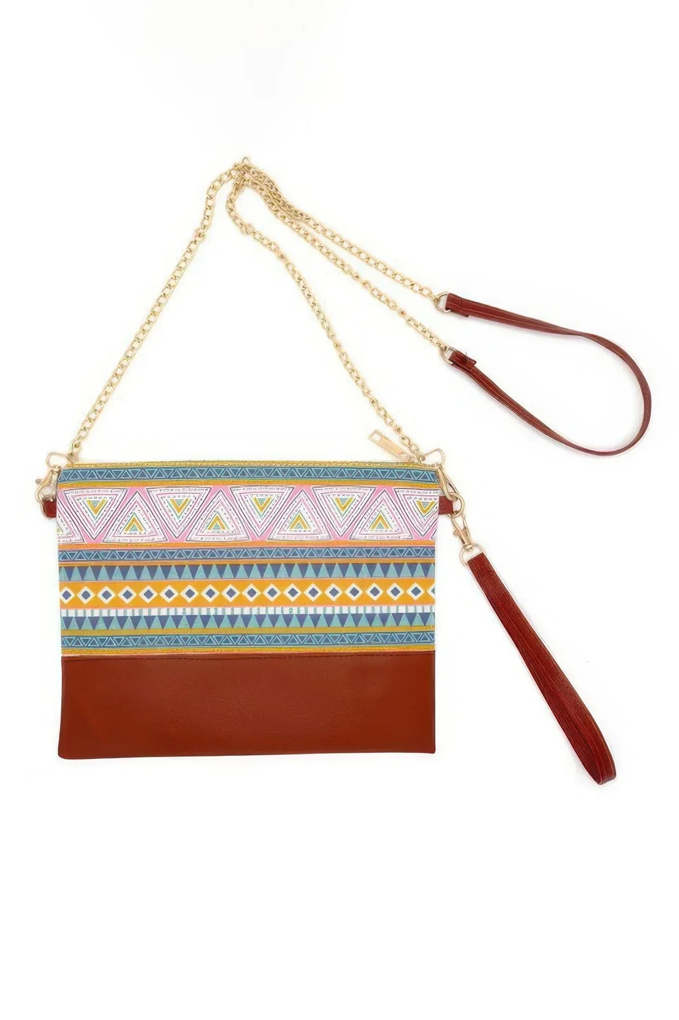 Aztec Crossbody & Wristlet Bag | Mixtshop LLC Main image