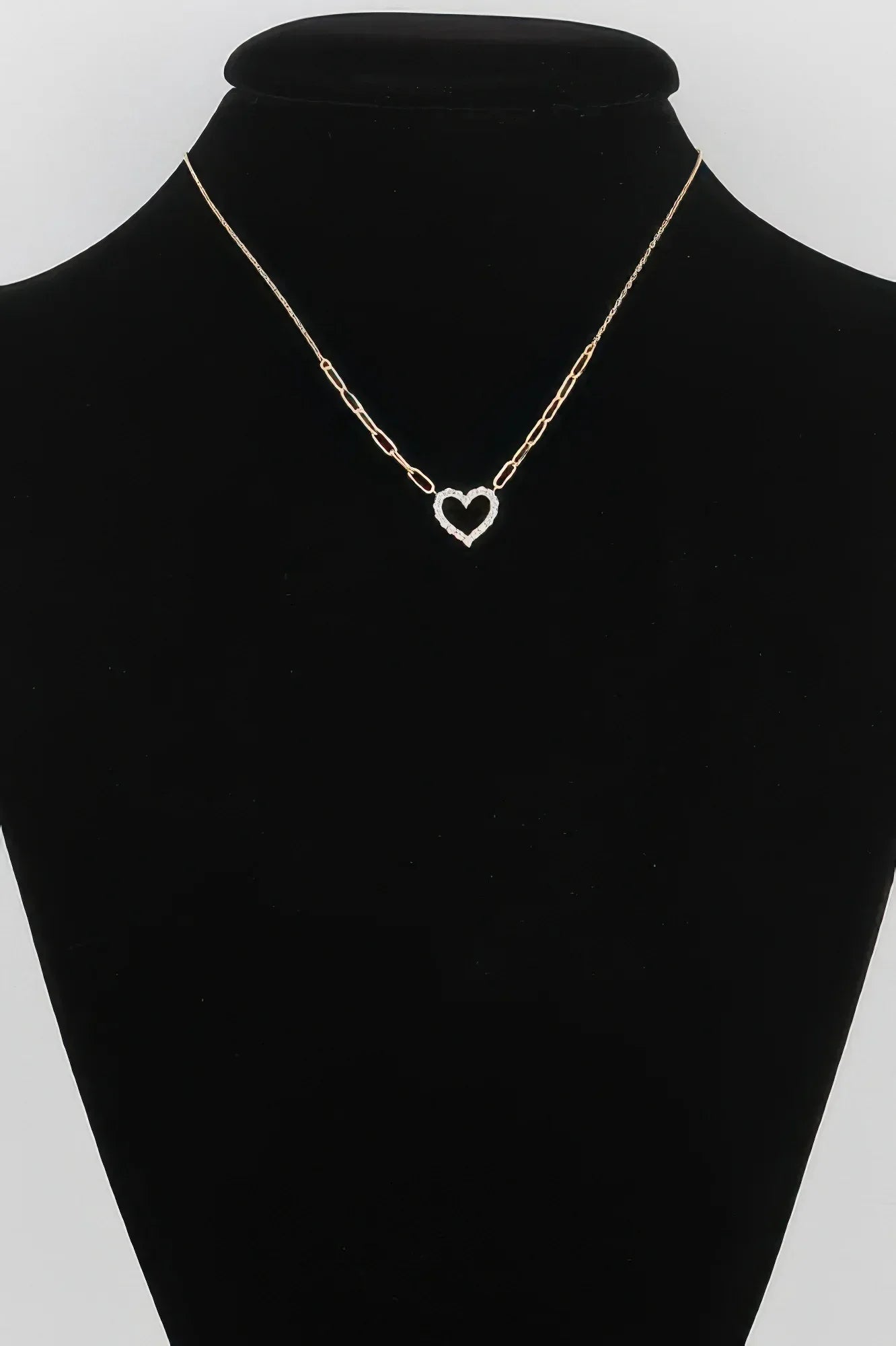 Paper Clip Heart Necklace | Mixtshop LLC