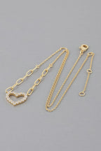 Paper Clip Heart Necklace | Mixtshop LLC