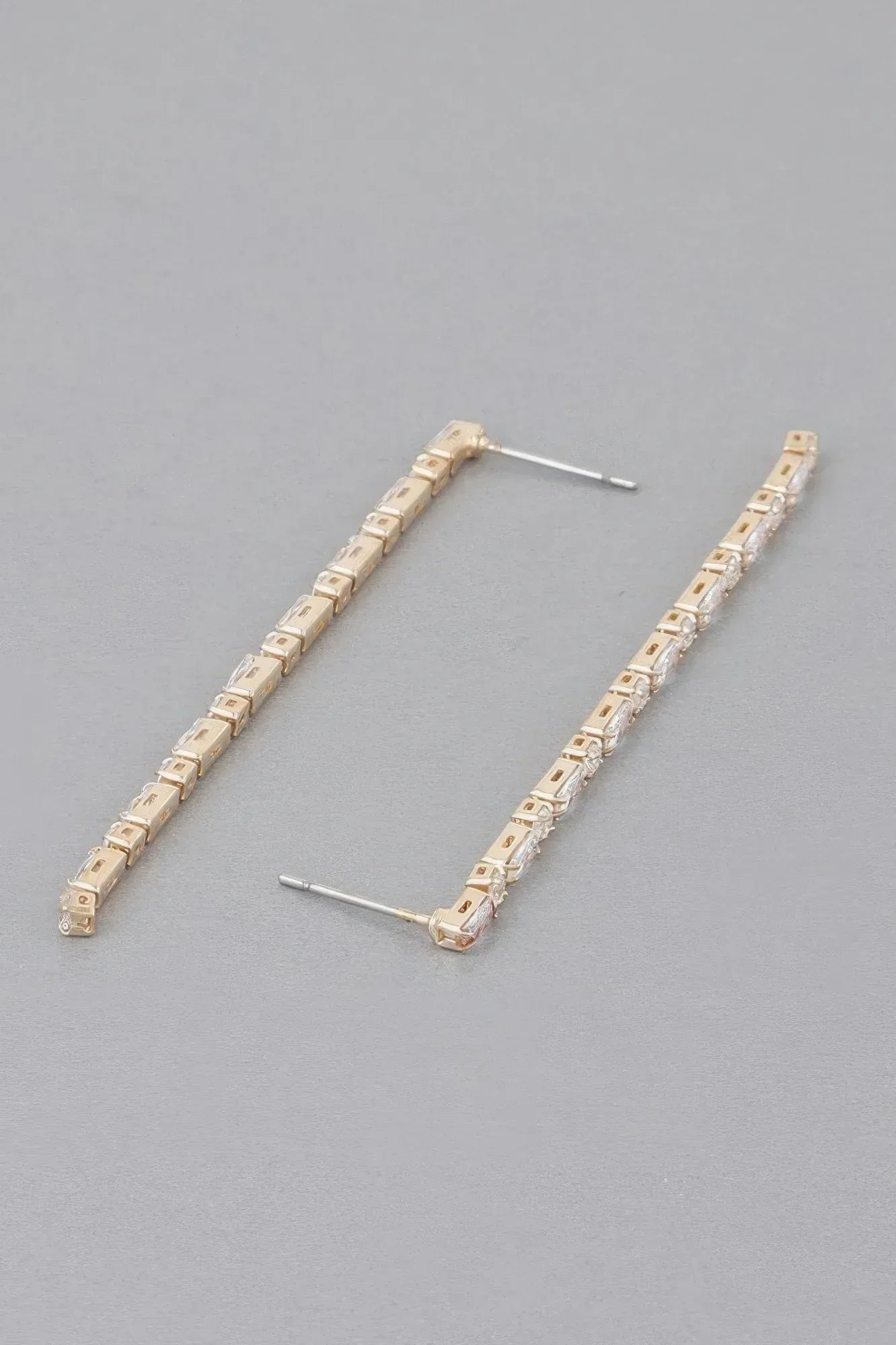 Rhinestone Pearl Drop Earrings | Mixtshop LLC Main image